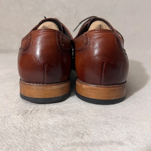 Stacy Adams Dunbar Wingtip Oxford Cognac / Brown Size 12 M main image 4